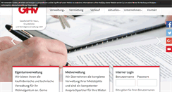 Desktop Screenshot of ghv-rostock.de